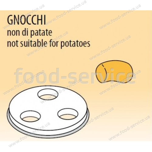 Матрица макарон. изделий Gnocchi d78 для пресса Fimar MPF/8 (насадка)